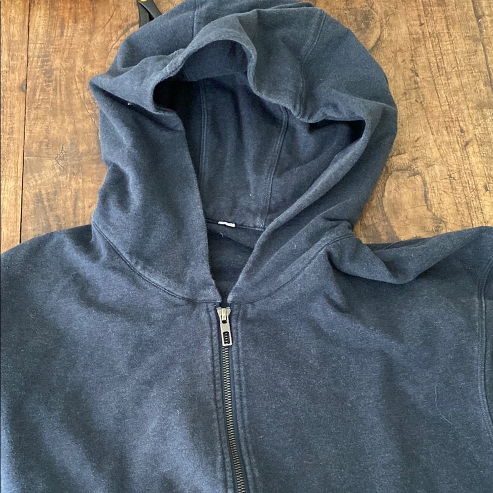 RARE XXL Lululemon Men’s Cross Cut Full-Zip Hoodie - Heathered Inkwell